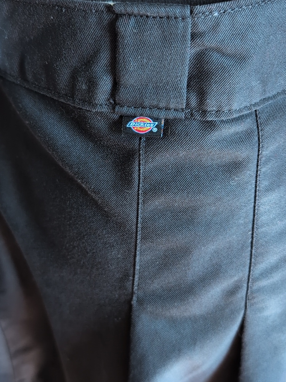 Dickies Black Circle Skirt with Pleated Panels - Picture 6 of 10